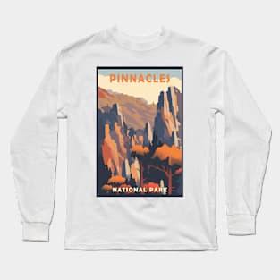 Pinnacles National Park Travel Poster Long Sleeve T-Shirt